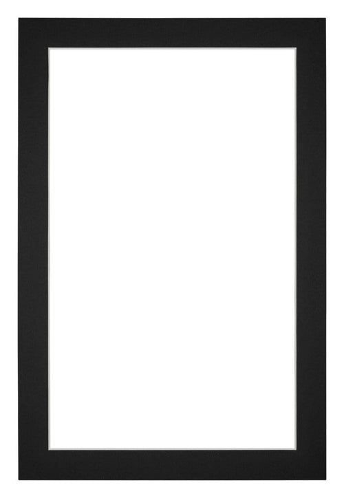 Passepartout Dimensione Cornice 40x60 cm - Formato Immagine 35x55 cm - Nero