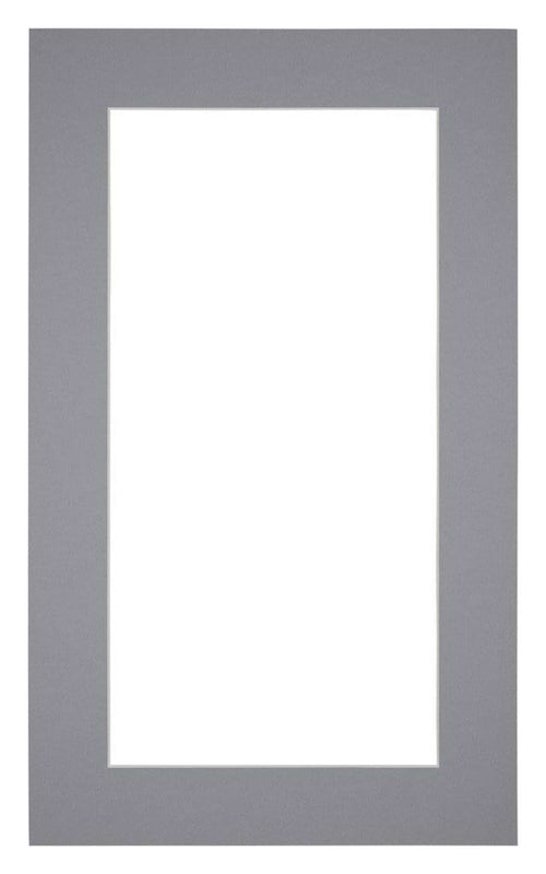 Passepartout Dimensione Cornice 30x50 cm - Formato Immagine 20x40 cm - Grigio