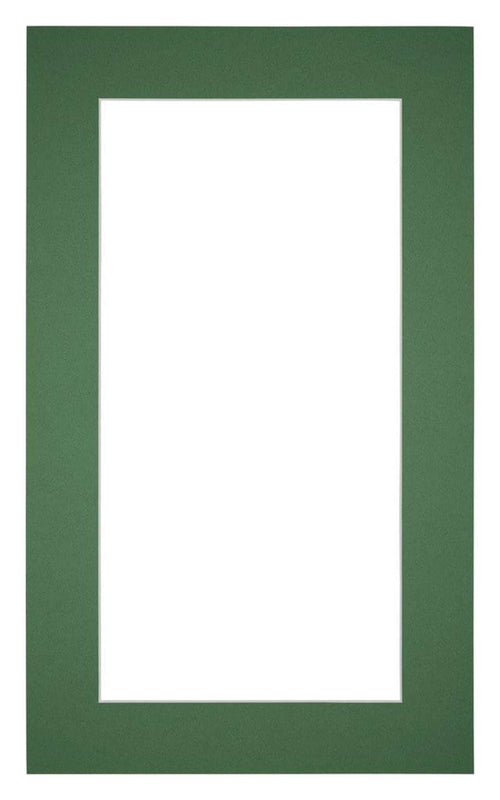 Passepartout Dimensione Cornice 30x50 cm - Formato Immagine 20x40 cm - Foresta Verde