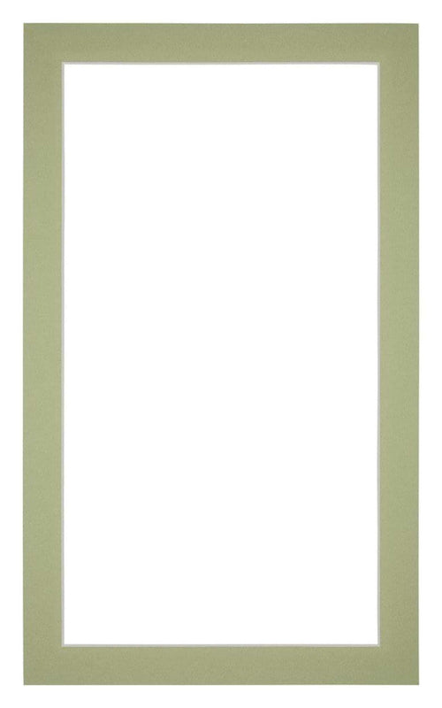 Passepartout Dimensione Cornice 30x50 cm - Formato Immagine 25x45 cm - Menta Verde