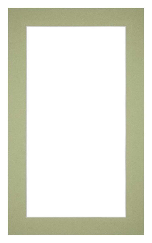 Passepartout Dimensione Cornice 30x50 cm - Formato Immagine 20x30 cm - Menta Verde