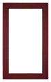 Passepartout Dimensione Cornice 30x50 cm - Formato Immagine 20x30 cm - Vino Rosso