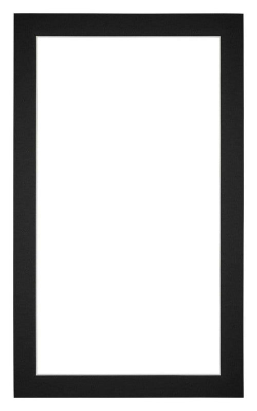 Passepartout Dimensione Cornice 30x50 cm - Formato Immagine 25x45 cm - Nero