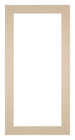 Passepartout Dimensione Cornice 45x80 cm - Formato Immagine 40x70 cm - Beige