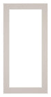 Passepartout Dimensione Cornice 45x80 cm - Formato Immagine 40x70 cm - Granito Grigio
