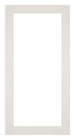 Passepartout Dimensione Cornice 45x80 cm - Formato Immagine 40x70 cm - Grigio Chiaro