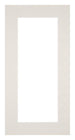 Passepartout Dimensione Cornice 45x80 cm - Formato Immagine 40x60 cm - Grigio Chiaro