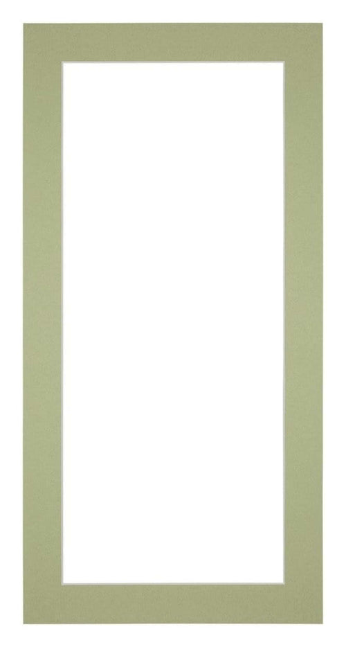 Passepartout Dimensione Cornice 45x80 cm - Formato Immagine 40x70 cm - Menta Verde