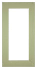 Passepartout Dimensione Cornice 45x80 cm - Formato Immagine 40x60 cm - Menta Verde