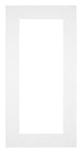 Passepartout Dimensione Cornice 45x80 cm - Formato Immagine 40x60 cm - Bianco