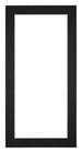 Passepartout Dimensione Cornice 45x80 cm - Formato Immagine 40x70 cm - Nero