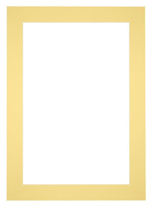 Passepartout Dimensione Cornice 36x49 cm - Formato Immagine 20x30 cm - Giallo