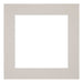 Passepartout Dimensione Cornice 25x25 cm - Formato Immagine 13x13 cm - Granito Grigio