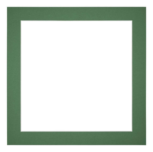 Passepartout Dimensione Cornice 20x20 cm - Formato Immagine 13x13 cm - Foresta Verde