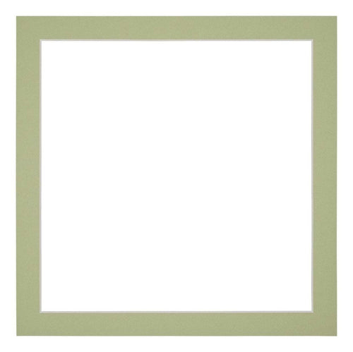 Passepartout Dimensione Cornice 25x25 cm - Formato Immagine 20x20 cm - Menta Verde