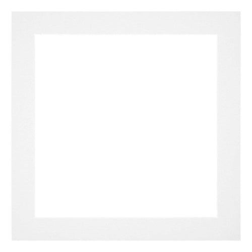 Passepartout Dimensione Cornice 20x20 cm - Formato Immagine 13x13 cm - Bianco