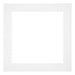 Passepartout Dimensione Cornice 60x60 cm - Formato Immagine 50x50 cm - Bianco