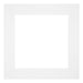 Passepartout Dimensione Cornice 45x45 cm - Formato Immagine 30x30 cm - Bianco