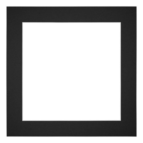Passepartout Dimensione Cornice 45x45 cm - Formato Immagine 35x35 cm - Nero