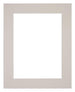 Passepartout Dimensione Cornice 56x71 cm - Formato Immagine 45x60 cm - Granito Grigio
