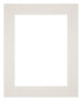 Passepartout Dimensione Cornice 25x30 cm - Formato Immagine 13x18 cm - Grigio Chiaro