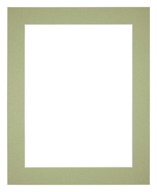Passepartout Dimensione Cornice 40x55 cm - Formato Immagine 30x45 cm - Menta Verde
