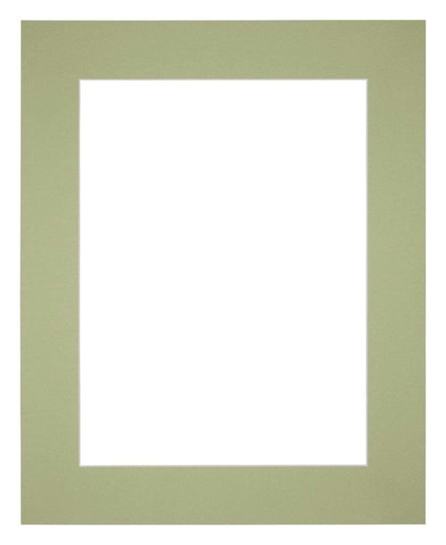 Passepartout Dimensione Cornice 25x30 cm - Formato Immagine 13x18 cm - Menta Verde