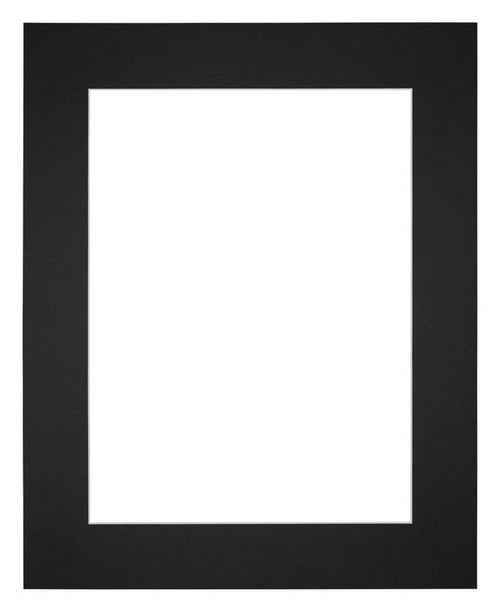 Passepartout Dimensione Cornice 25x30 cm - Formato Immagine 13x18 cm - Nero