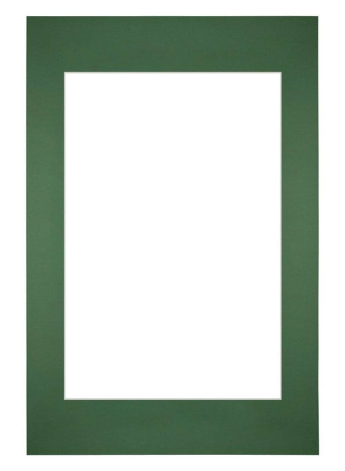 Passepartout Dimensione Cornice 40x60 cm - Formato Immagine 30x45 cm - Foresta Verde