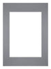 Passepartout Dimensione Cornice 42x59 4 cm - A2 Formato Immagine 29 7x42 cm - Grigio