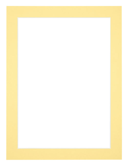 Passepartout Dimensione Cornice 45x60 cm - Formato Immagine 40x55 cm - Giallo