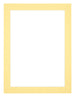 Passepartout Dimensione Cornice 45x60 cm - Formato Immagine 40x55 cm - Giallo