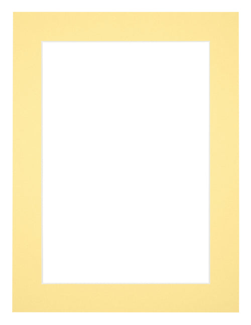 Passepartout Dimensione Cornice 45x60 cm - Formato Immagine 40x50 cm - Giallo