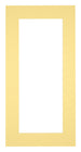Passepartout Dimensione Cornice 45x80 cm - Formato Immagine 40x60 cm - Giallo
