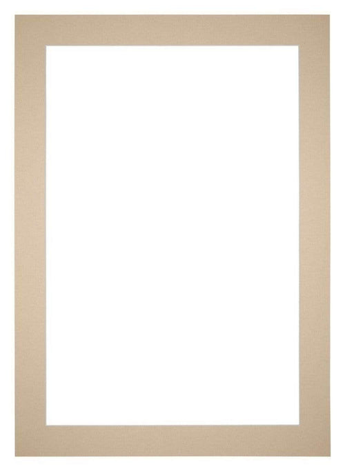 Passepartout Dimensione Cornice 36x49 cm - Formato Immagine 25x40 cm - Beige