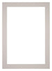 Passepartout Dimensione Cornice 50x70 cm - Formato Immagine 40x60 cm - Granito Grigio