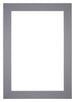 Passepartout Dimensione Cornice 35x50 cm - Formato Immagine 20x30 cm - Grigio