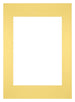 Passepartout Dimensione Cornice 59 4x84 cm - A1 Formato Immagine 42x59 4 cm - Giallo