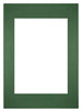 Passepartout Dimensione Cornice 59 4x84 cm - A1 Formato Immagine 42x59 4 cm - Foresta Verde