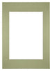 Passepartout Dimensione Cornice 59 4x84 cm - A1 Formato Immagine 42x59 4 cm - Menta Verde
