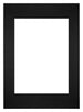 Passepartout Dimensione Cornice 59 4x84 cm - A1 Formato Immagine 42x59 4 cm - Nero