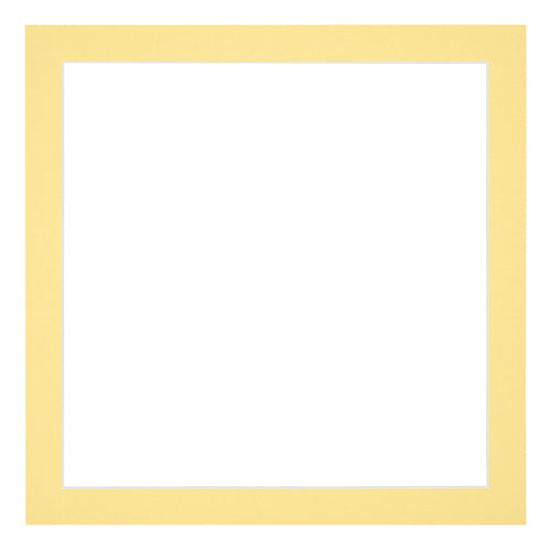 Passepartout Dimensione Cornice 60x60 cm - Formato Immagine 55x55 cm - Giallo