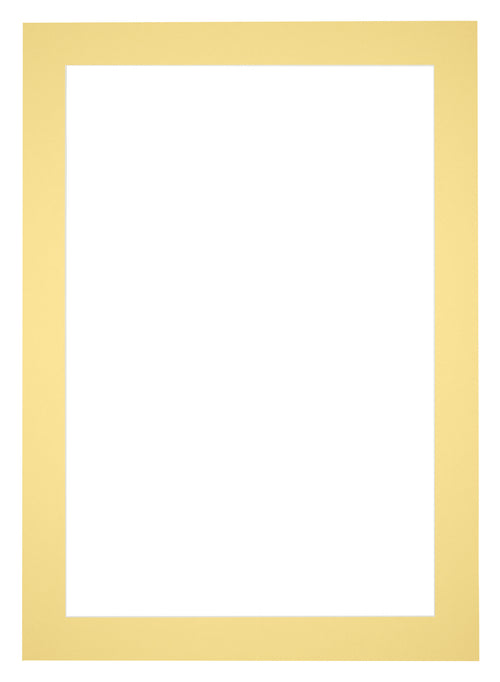 Passepartout Dimensione Cornice 60x84 cm - Formato Immagine 50x75 cm - Giallo