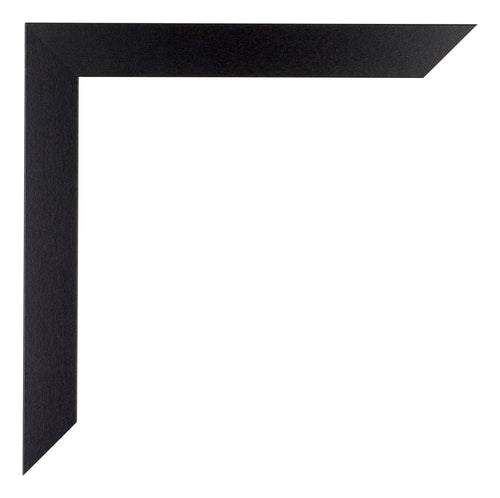Mura MDF Cornice 50x70cm Nero Opaco Dettaglio Angolo | Yourdecoration.it