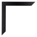 Mura MDF Cornice 50x70cm Nero Opaco Dettaglio Angolo | Yourdecoration.it