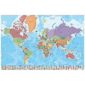 Grupo Erik GPE5127 Map World Ita Physical Politic Poster 91,5X61cm | Yourdecoration.it