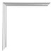 Bordeaux Plastica Cornice Argento Dettaglio Angolo | Yourdecoration.it