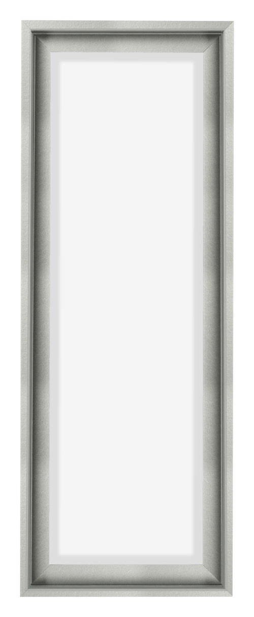 Lyon MDF Cornice a Cassetta 1 3 Argento Opaco Davanti | Yourdecoration.it