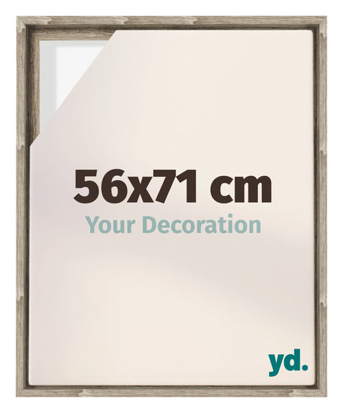 Lyon MDF Cornice a Cassetta 56x71cm Rovere Davanti Dimensione | Yourdecoration.it