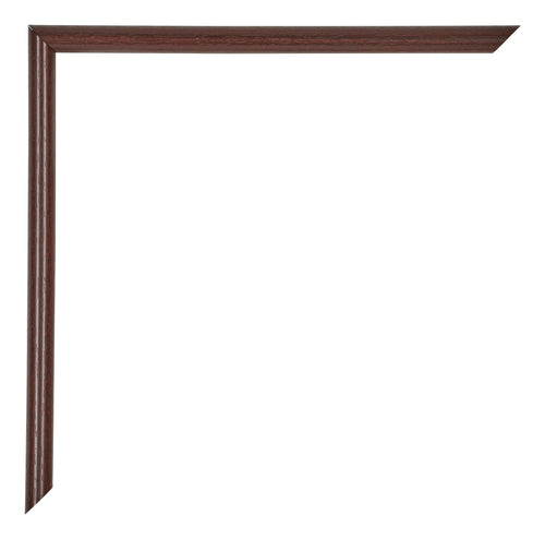 Annecy Plastica Cornice 20x20cm Marrone Dettaglio Angolo | Yourdecoration.it